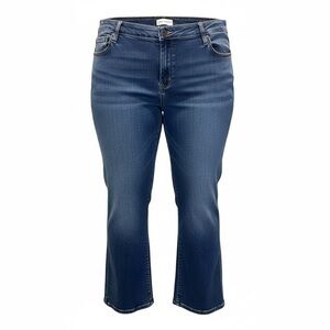 EUC Lane Bryant Plus Size Bootcut Denim Blue Jeans - Size 28